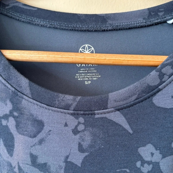 GAIAM| Comfy Floral Sleeveless Casual Scoop Neck Activewear Dress Sz Small - Picture 2 of 6